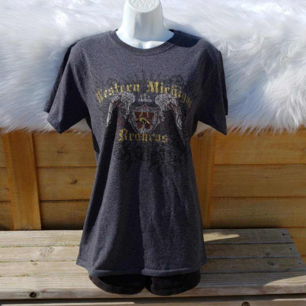 Western Michigan Broncos Tee in Charcoal Grey